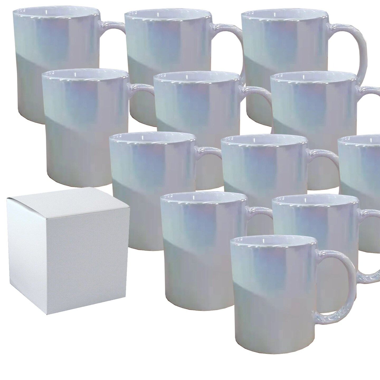 11oz Premium White Sublimation Mugs - 12 Pack