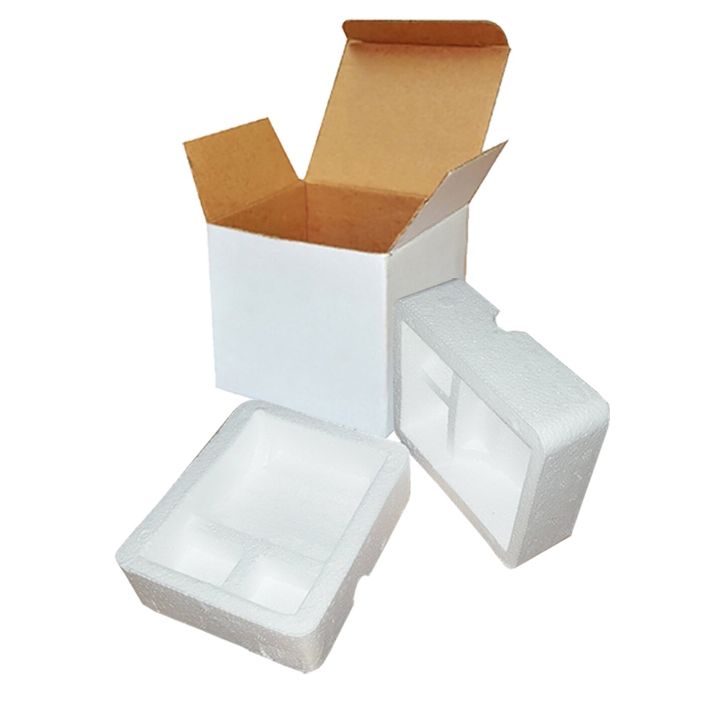 11 oz White Ceramic Sublimation Coffee Mug with RED Colors Inside/Handle - Cardboard Box with Foam Supports Case of 12