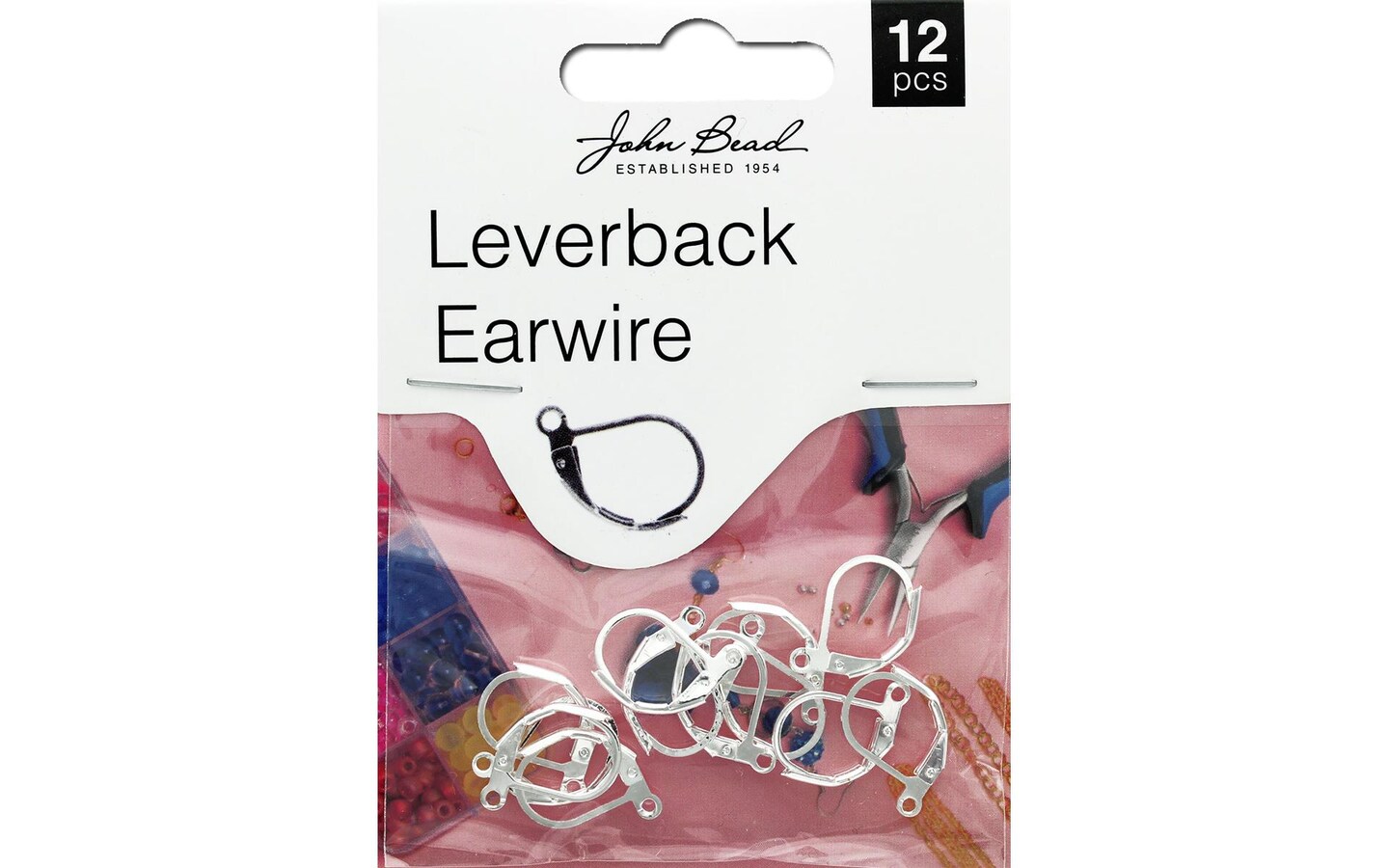 John Bead MHF Earwire Leverback 15mm Slv 12pc | Michaels