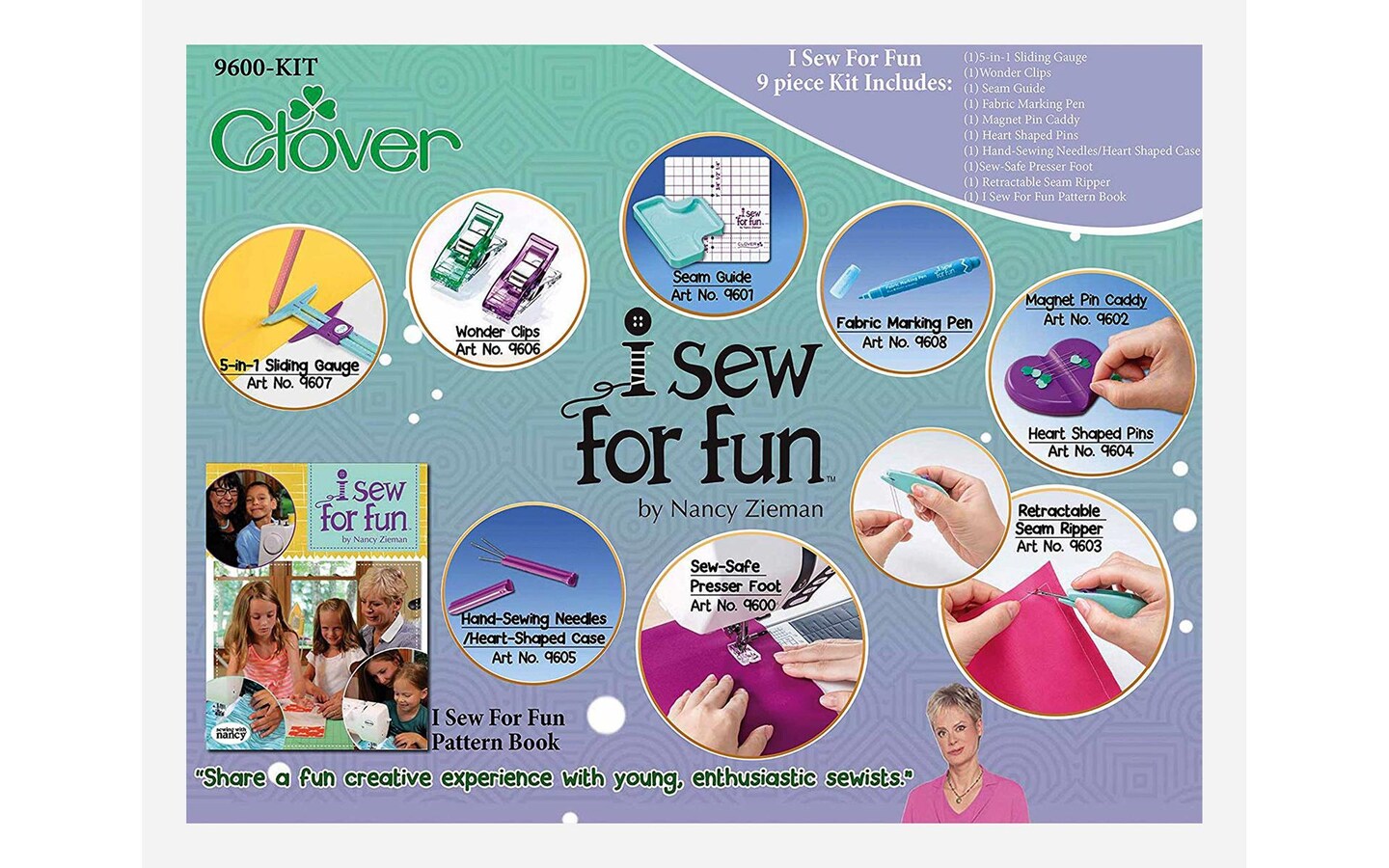Clover I Sew for Fun Retractable Seam Ripper