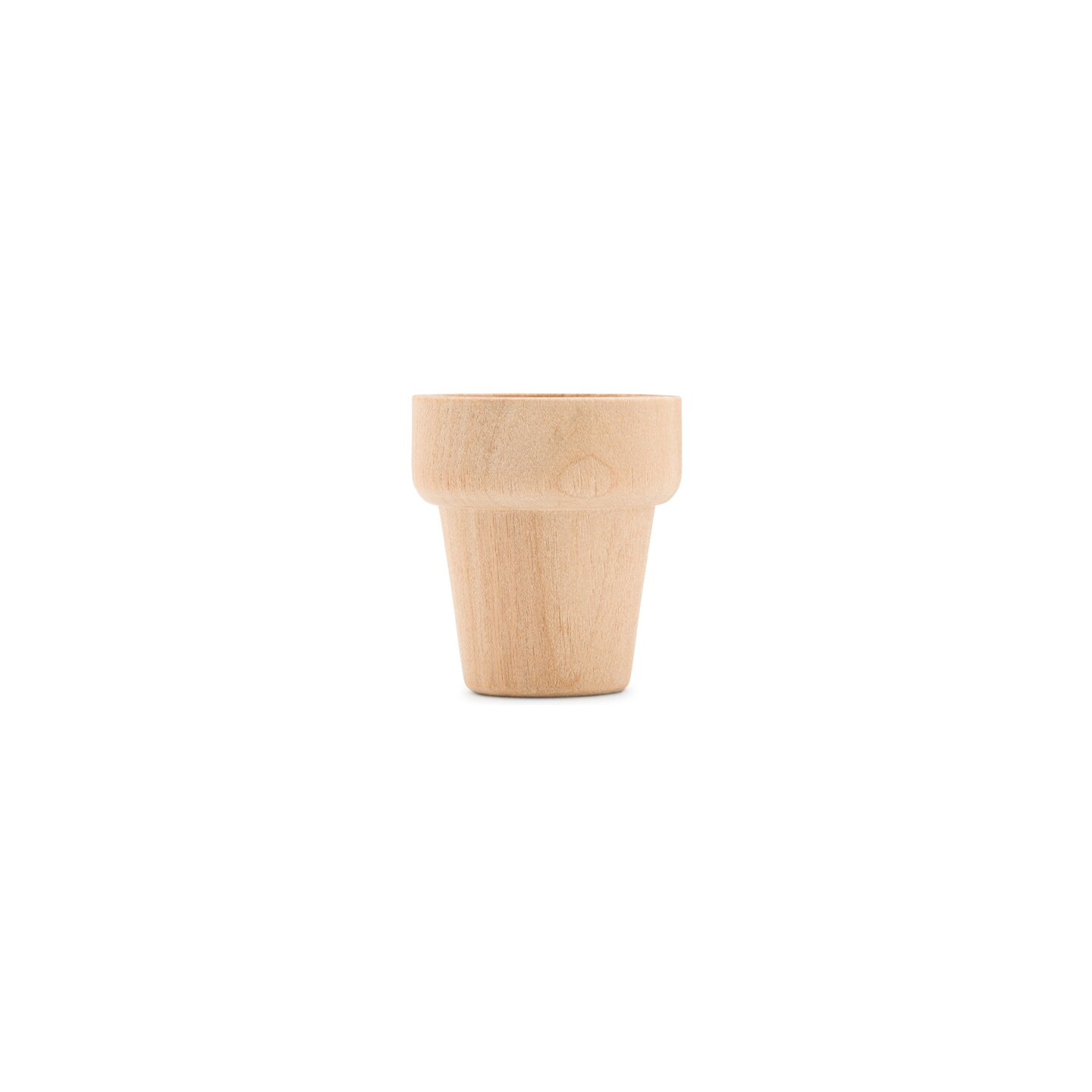 Small Craft Flower Pot, Multiple Sizes Available, Unfinished Wooden Flower Pot to Paint | Woodpeckers