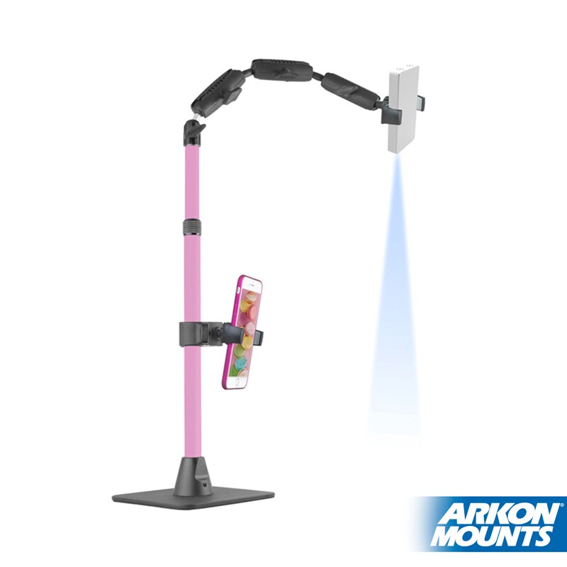 Cookie Decorator Projector Mount and Phone Holder by Arkon Mounts, Pink CDM2XMG5PK