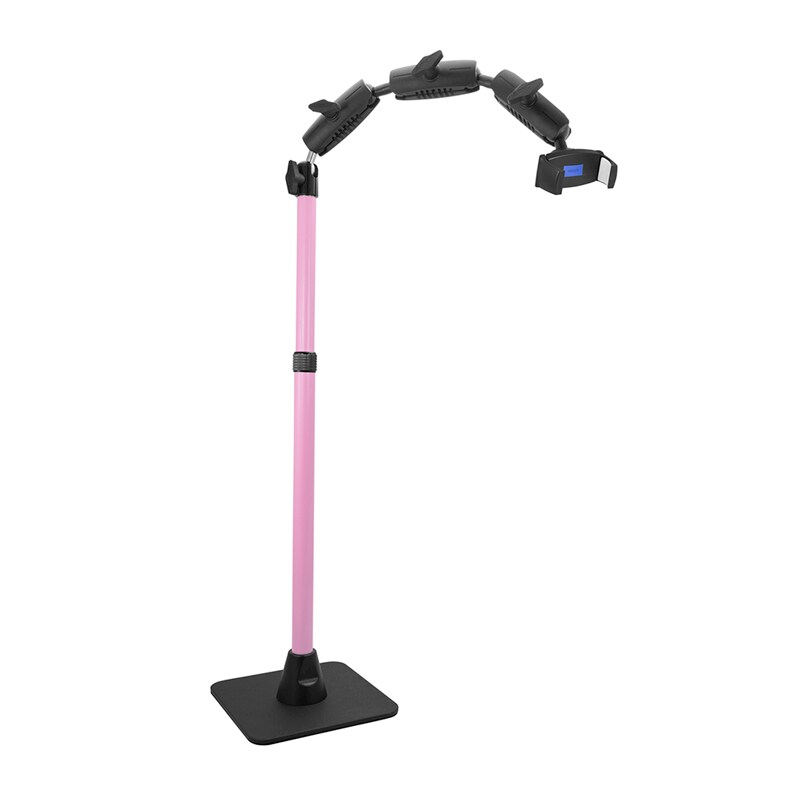 Arkon Mounts HD8RV29PK Pro Stand Phone or Camera Stand for Baking or Crafting Videos with Pink Extension Pole