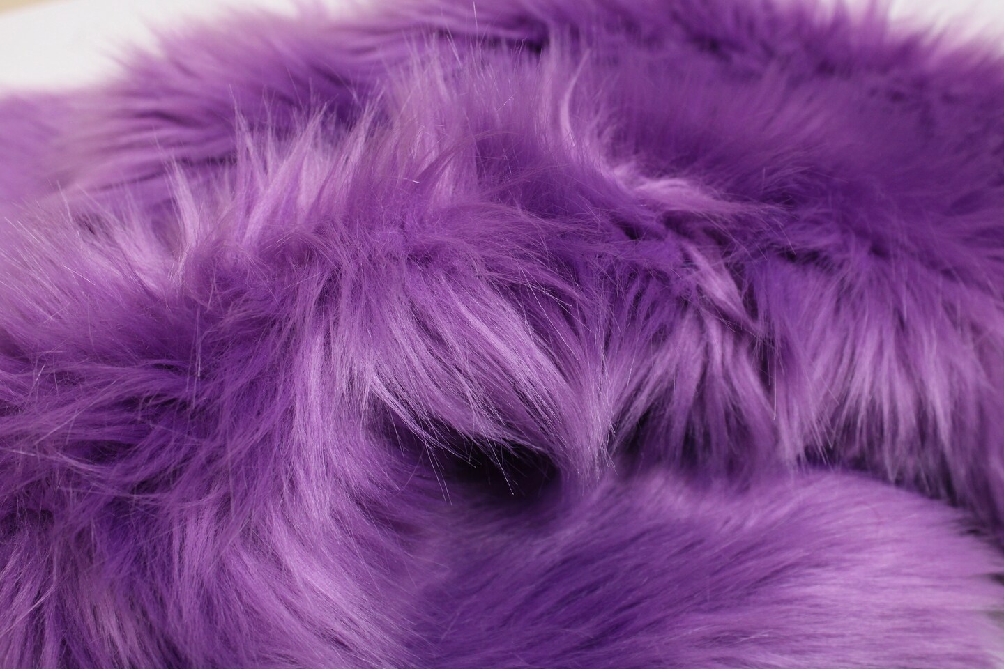Purple Lilac Faux Fur by Trendy Luxe