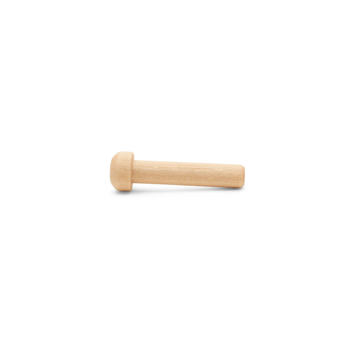 Wood Axle Pegs Multiple Sizes Available, Mini Wood Train Craft Parts for Wood Wheels | Woodpeckers