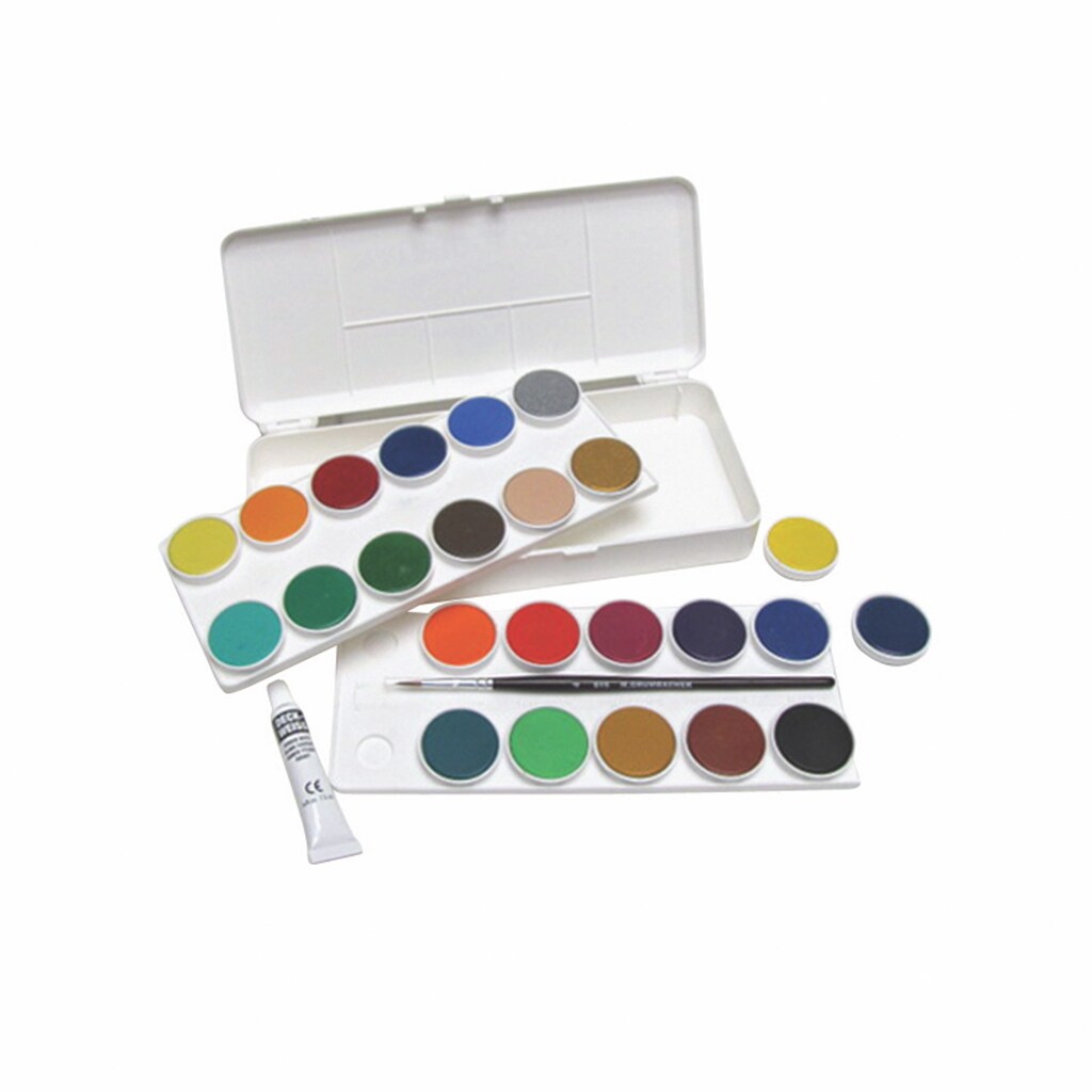 Opaque Watercolor 24-Color Pan Set