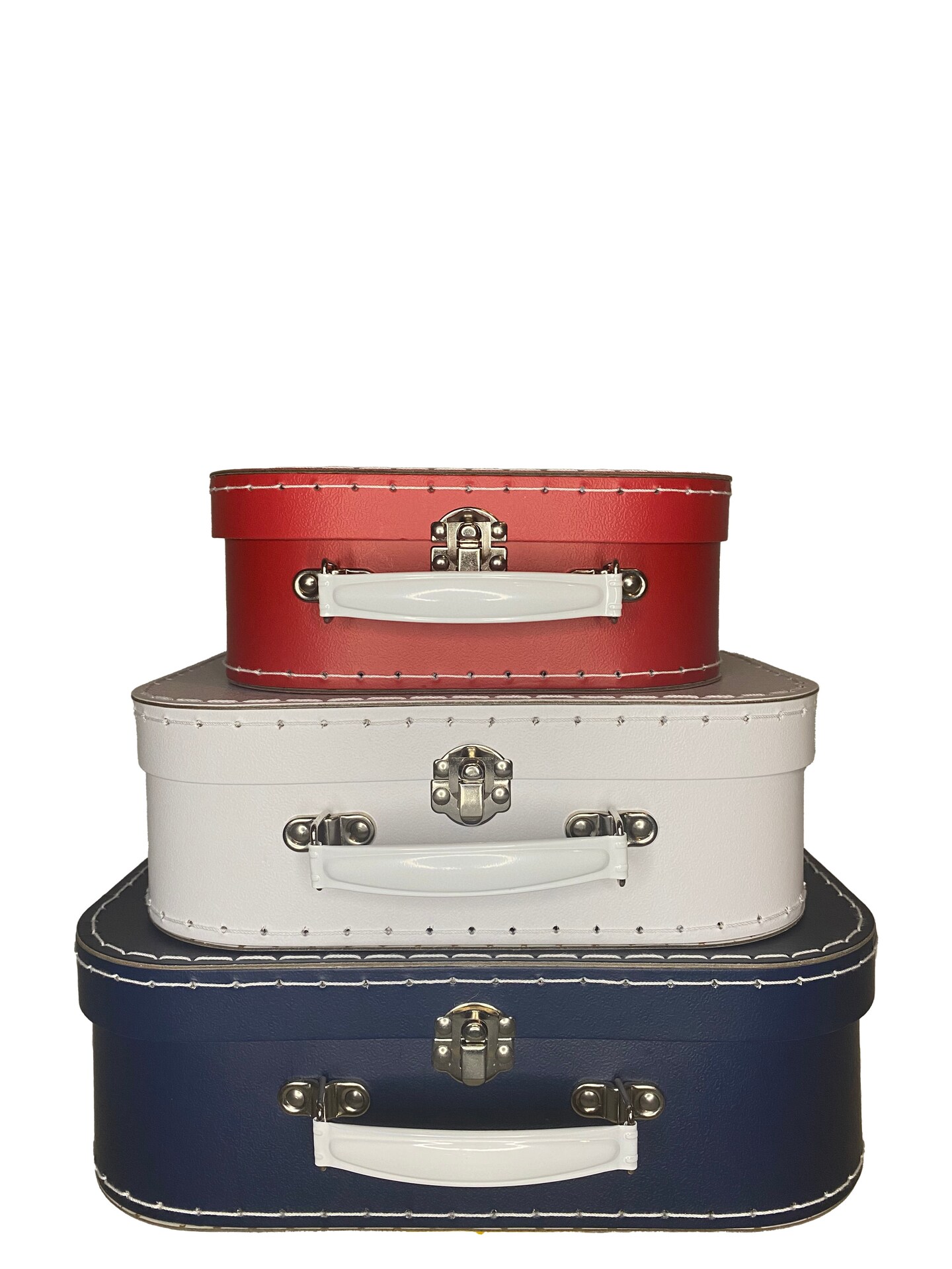 American Flag Inspired Decorative Storage Box - Set of 3 or 1 Box of Specific Design