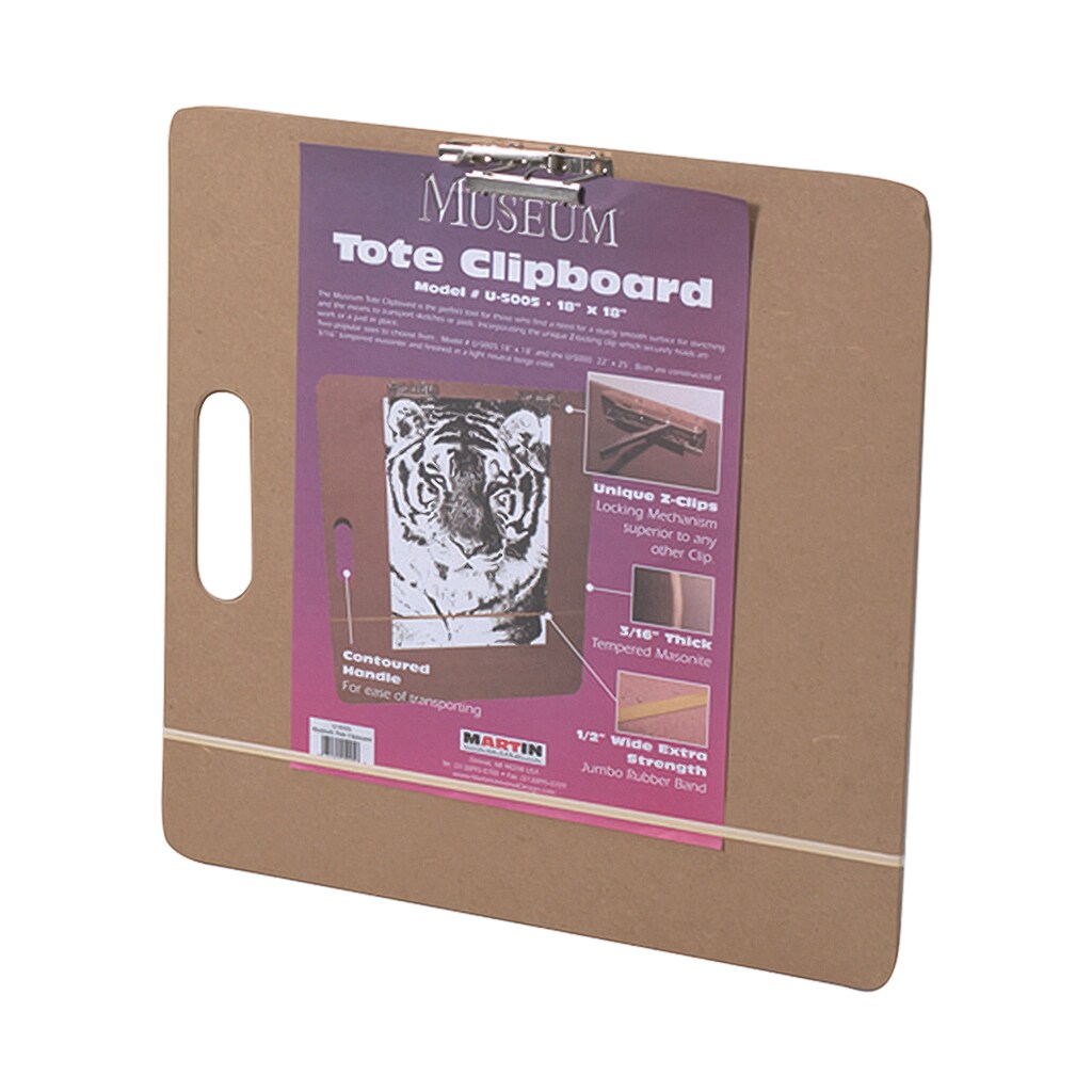 Tote Clipboard with Handle, 18&#x22; x 18&#x22;