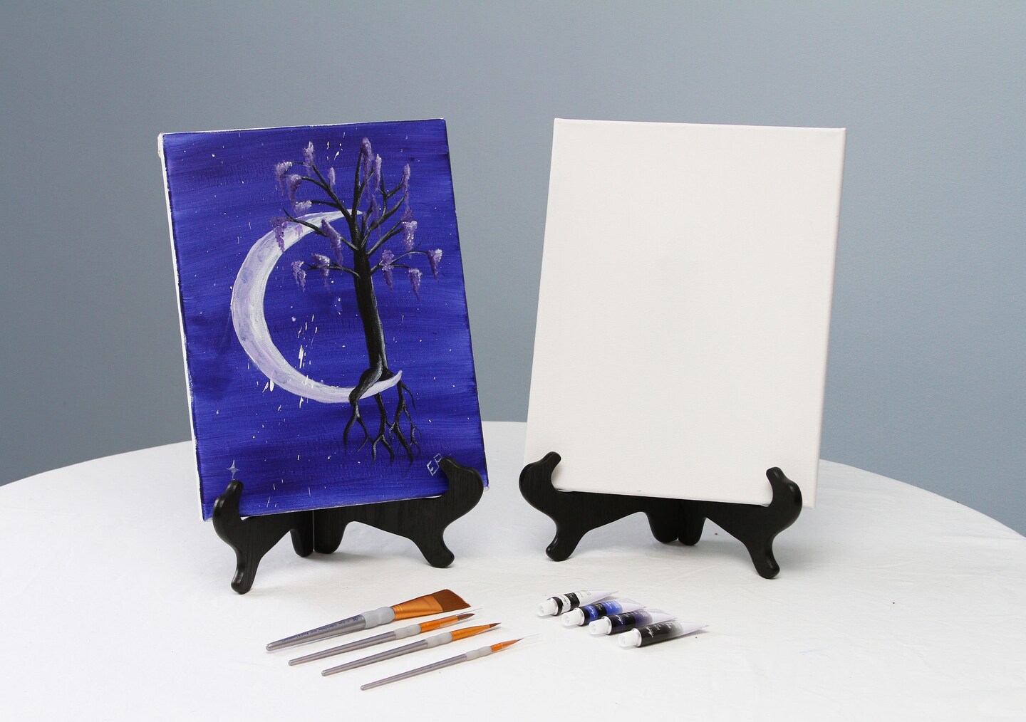 Crescent Dreams Acrylic Painting Kit &#x26; Video Lesson