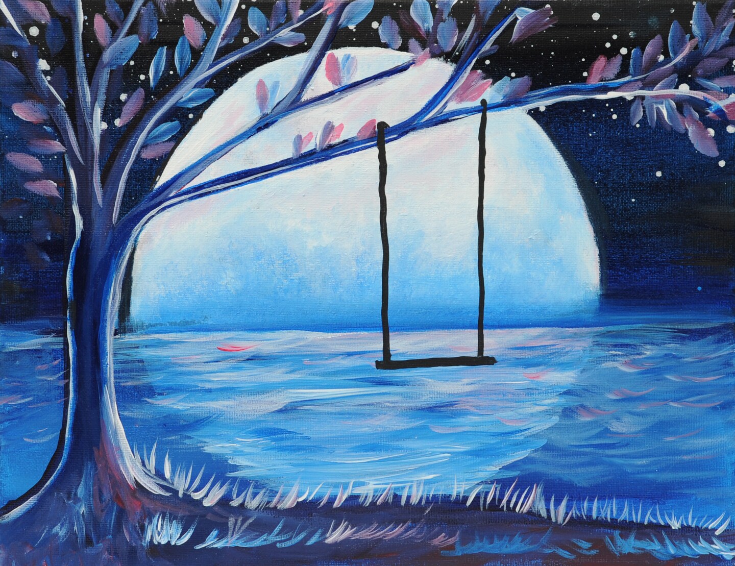 Swing With A View Acrylic Painting Kit &#x26; Video Lesson