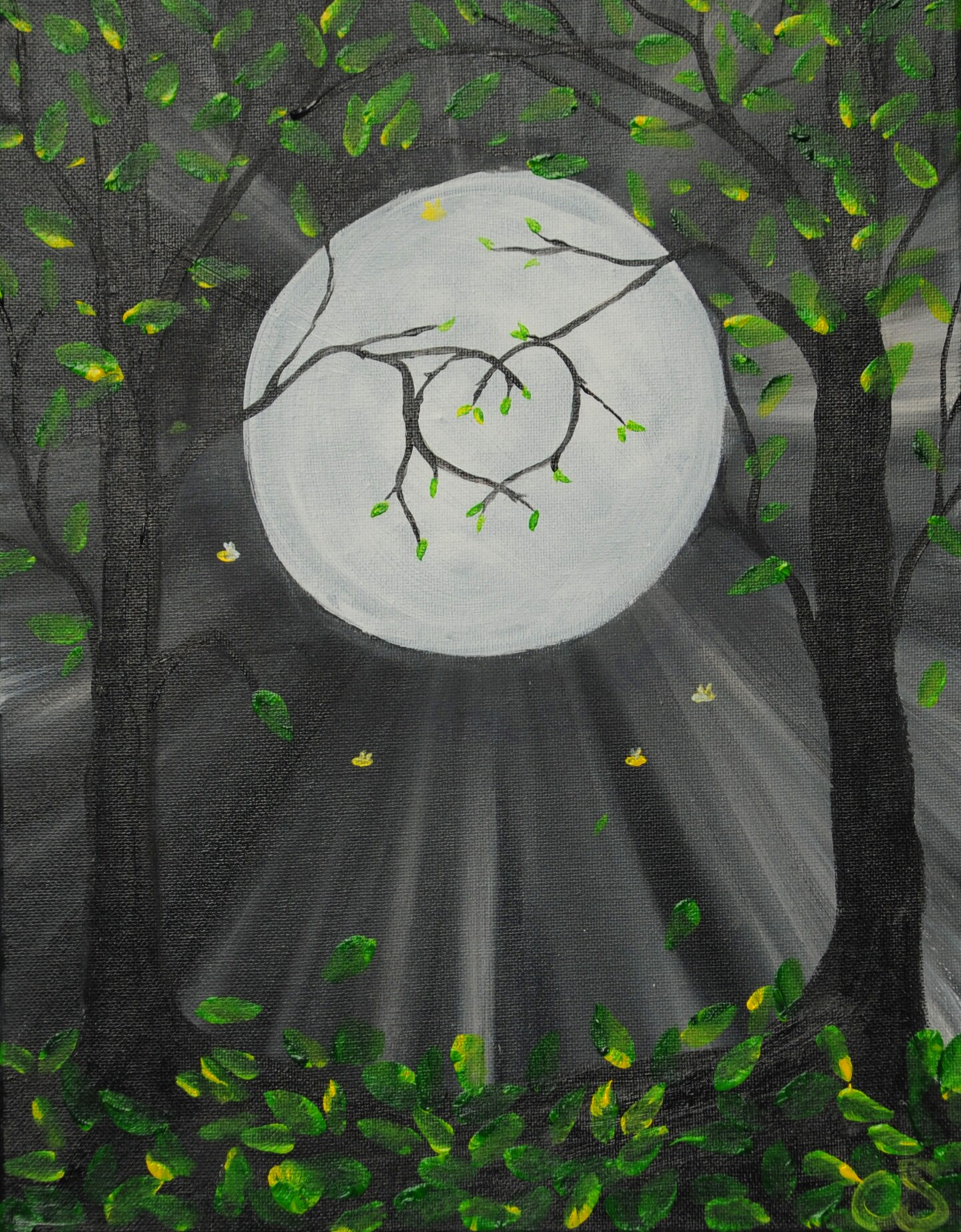 Trees For All Seasons Acrylic Painting Kit &#x26; Video Lesson