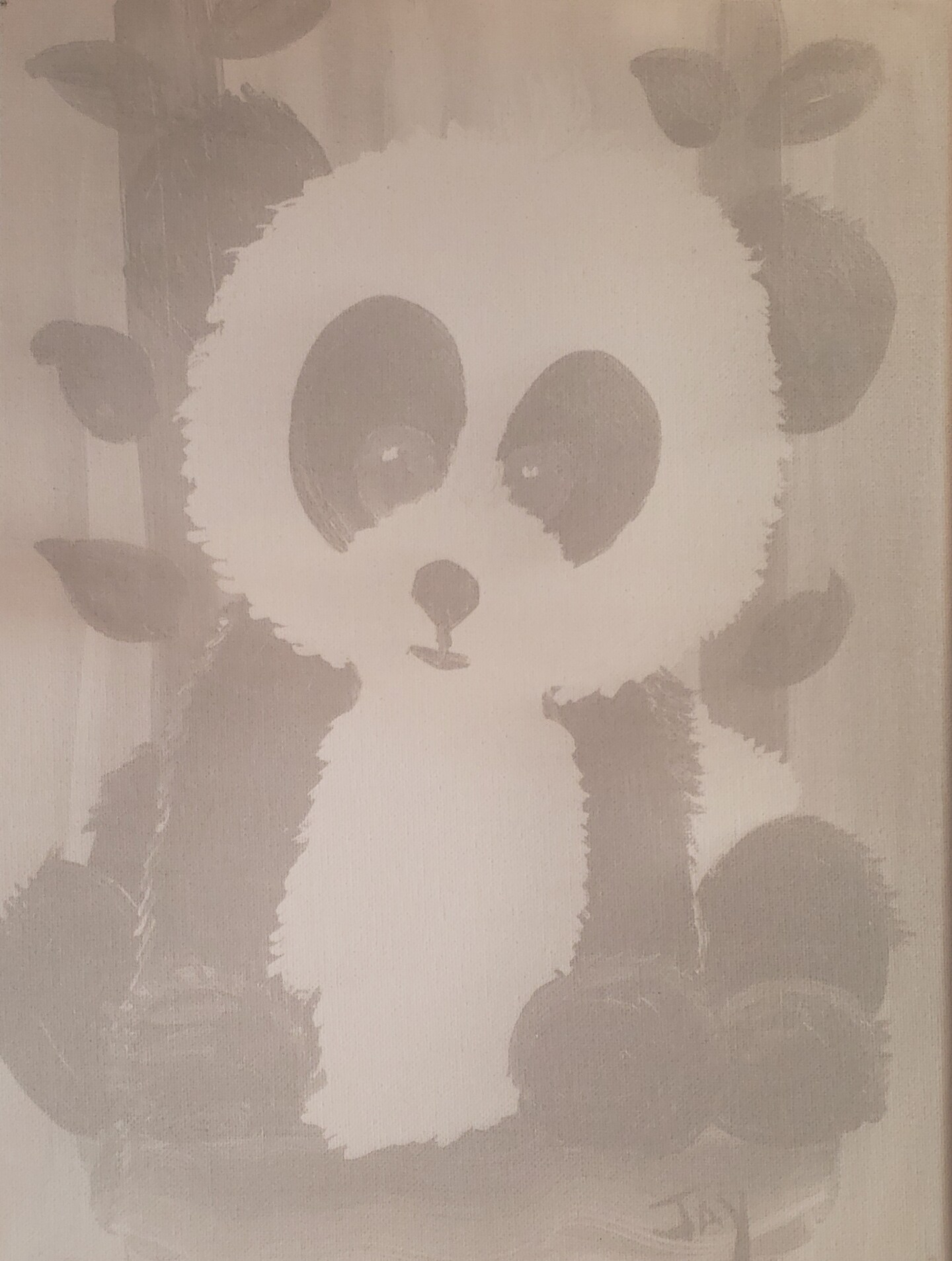 Paint By Colors - PJ Panda Acrylic Painting Kit, Art Gift Set, DIY Craft, Beginner Painting, Paint At Home