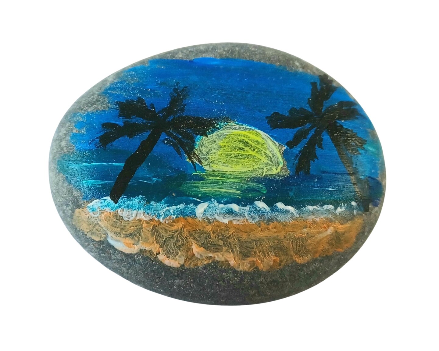Night At The Beach Rock Painting Kit &#x26; Video Lesson