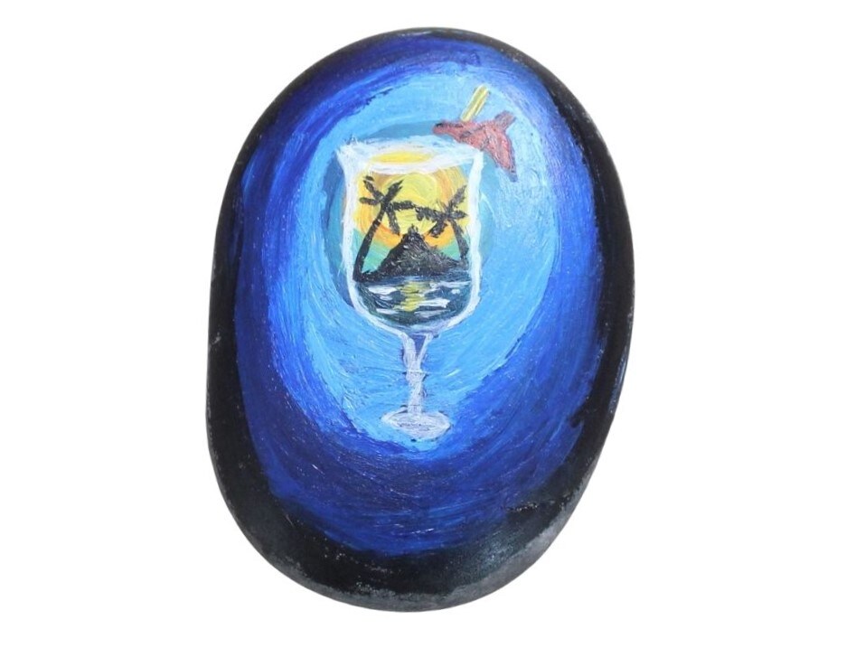 Tropical Dreams Rock Painting Kit &#x26; Video Lesson