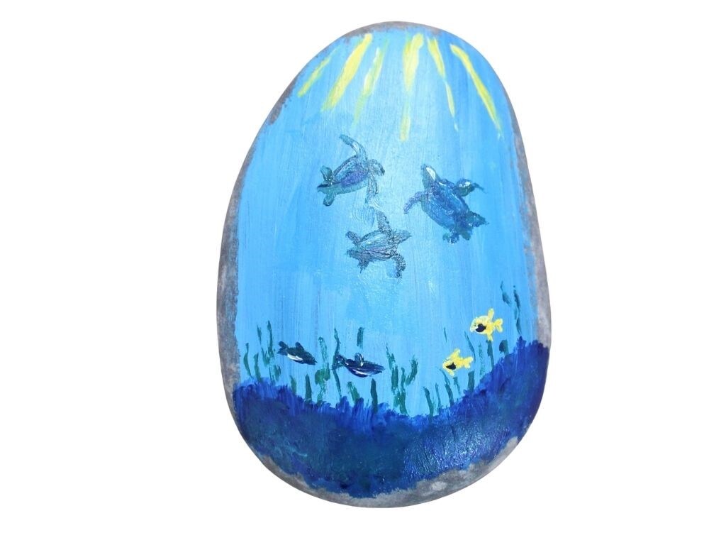Turtle Playdate Rock Painting Kit &#x26; Video Lesson
