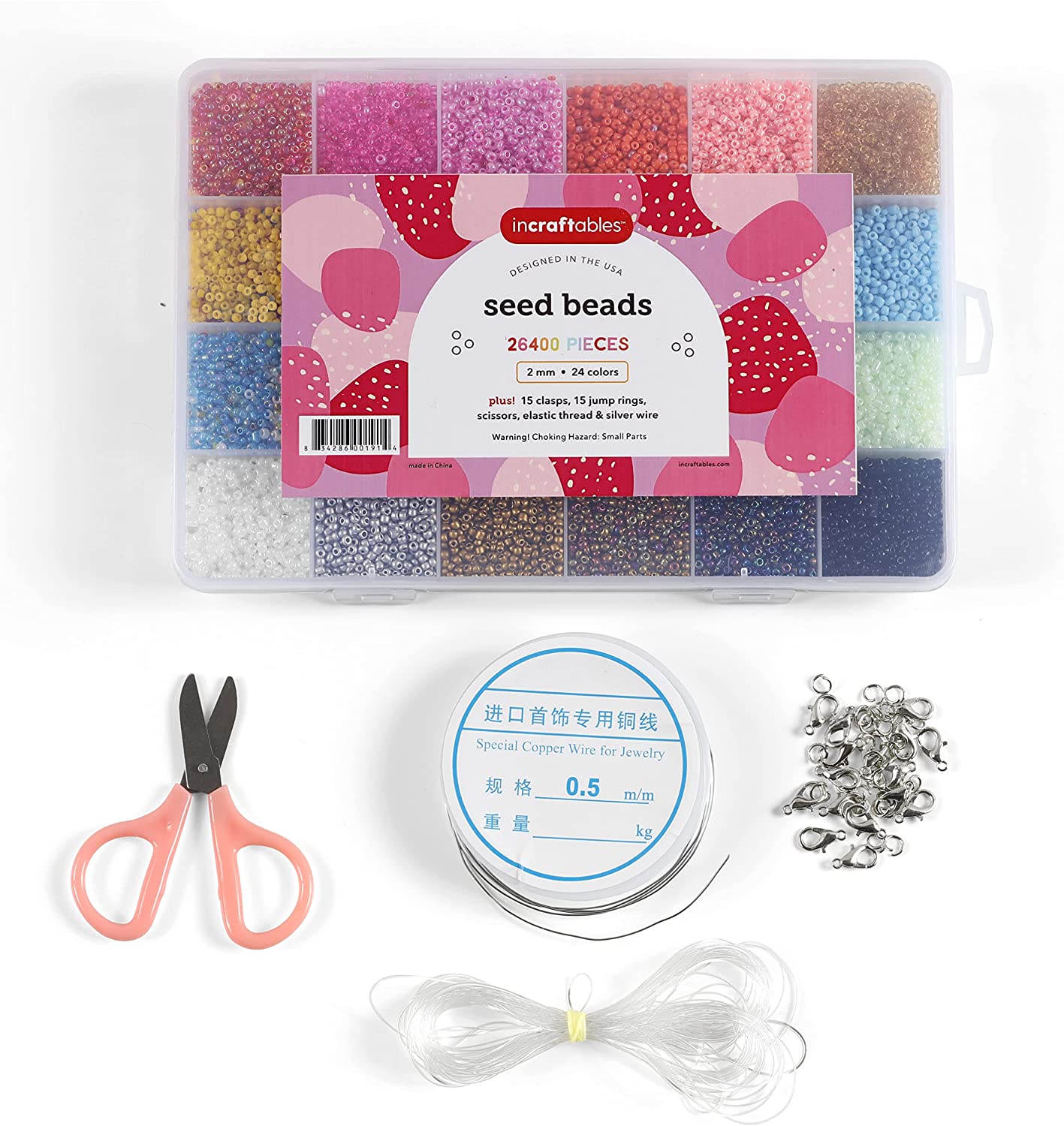 Glass Seed Beads Seed Beads Compatible With Bracelet Making Beading Jewelry  Making Kit