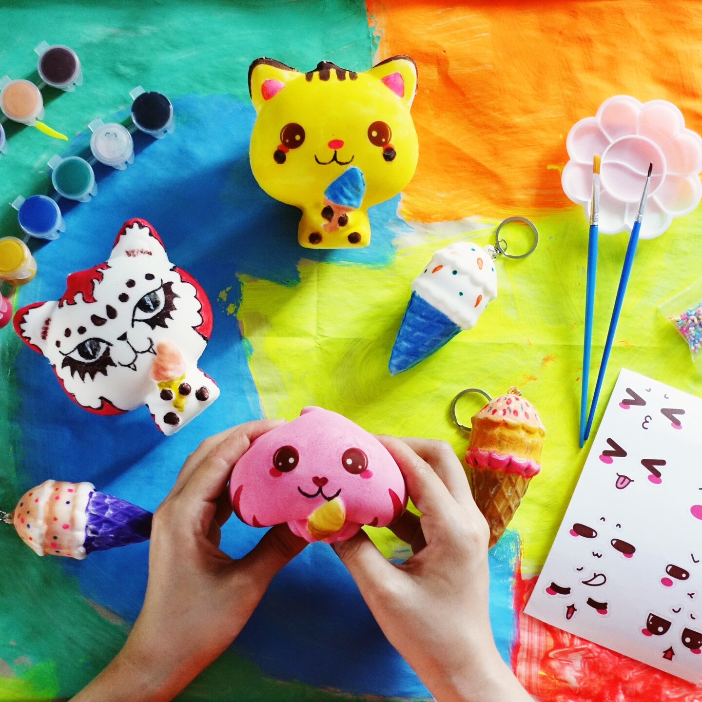 Squishy Painting Kit Sweet Cat Squishy Maker Craft Kits Michaels