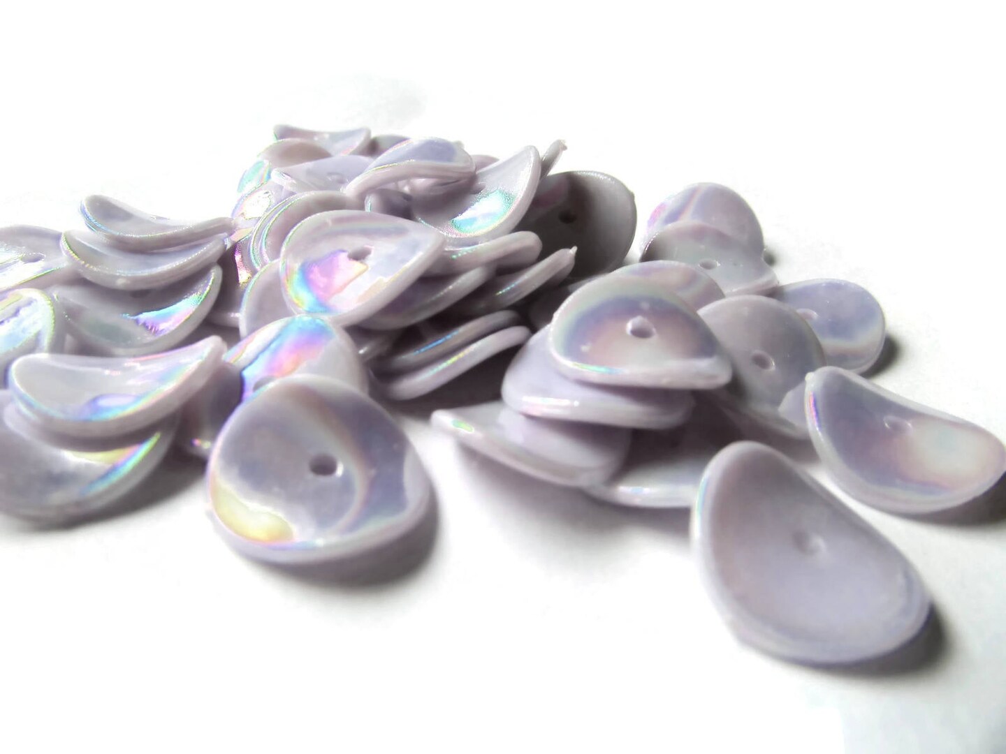 50 15mm Purple Plastic Wavy Disc Beads Strung Beads Michaels