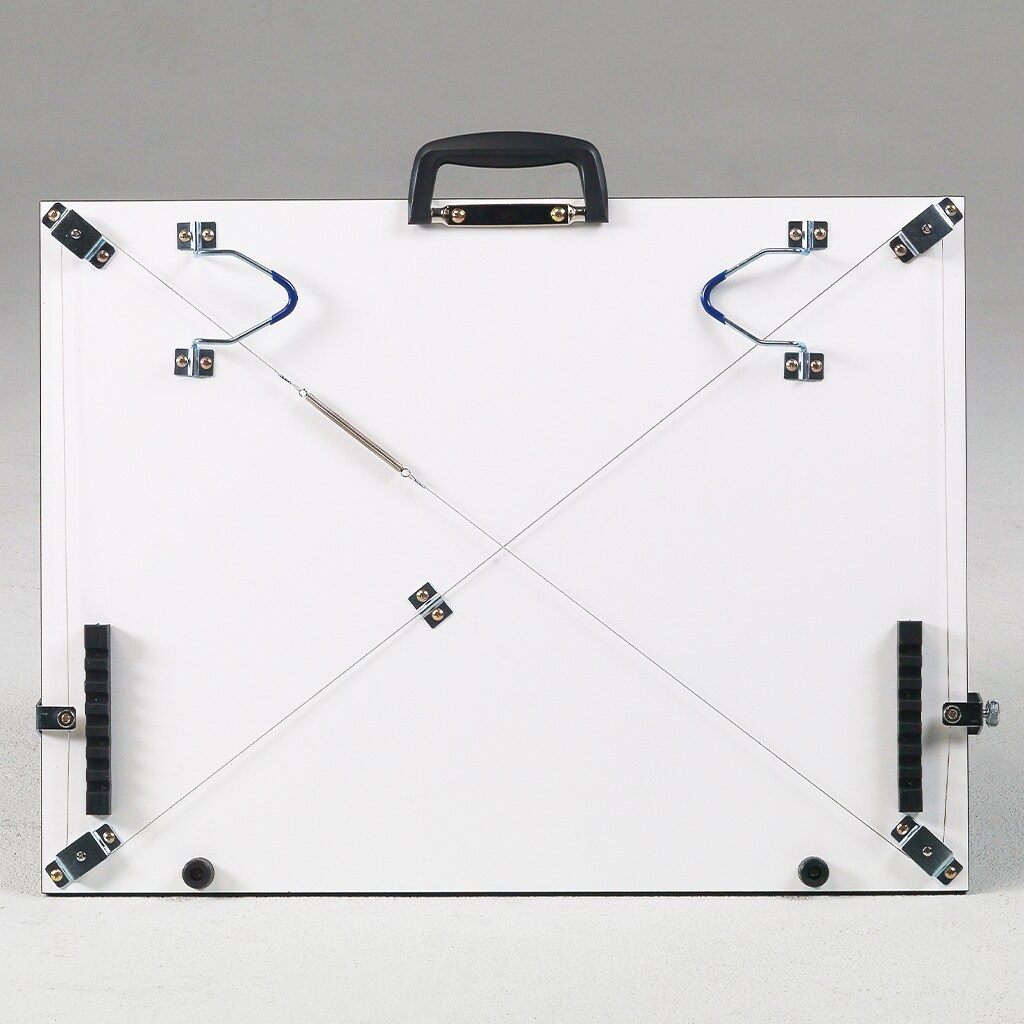 Pro-Draft Parallel Straightedge Board w/Easy-Fold Legs, White, 23" x 31"