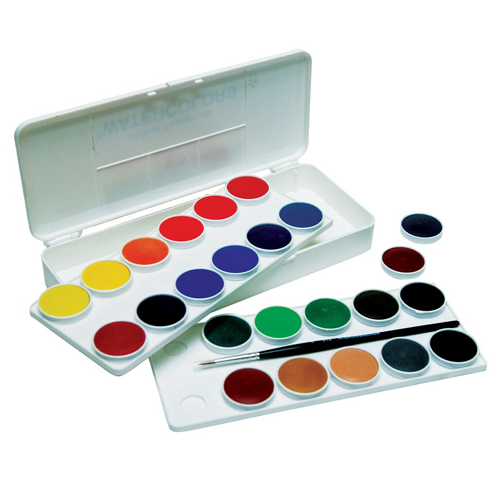 Transparent Watercolor 24-Color Pan Set