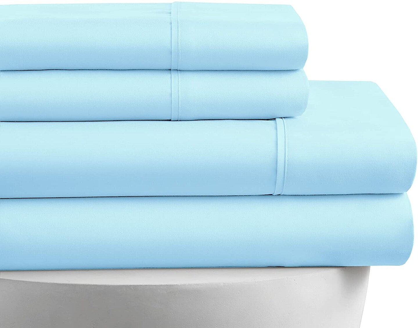 American Home Collection Ultra Soft 4 Piece Microfiber Bedding Sheets and Pillowcase Set Lightweight and Wrinkle Free