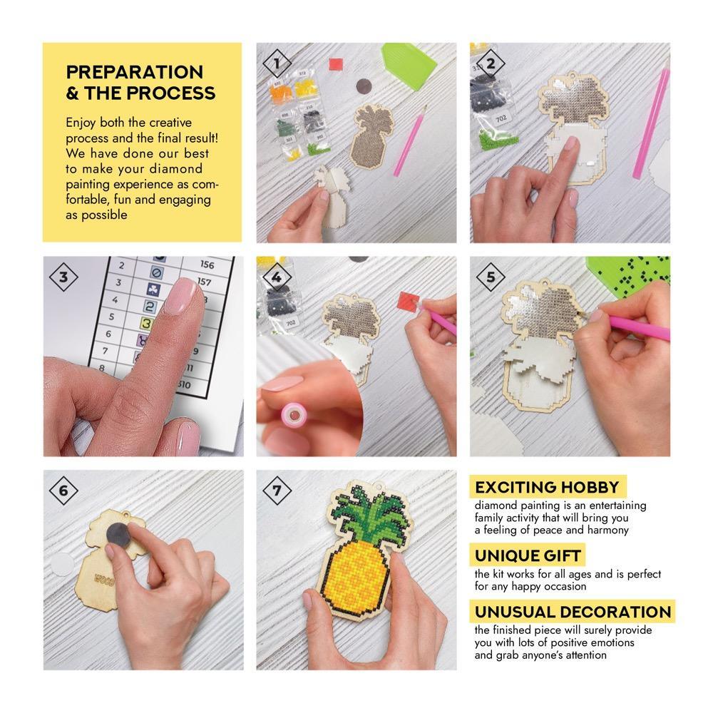 Santa Claus WWP309 Diamond Painting on Plywood Kit