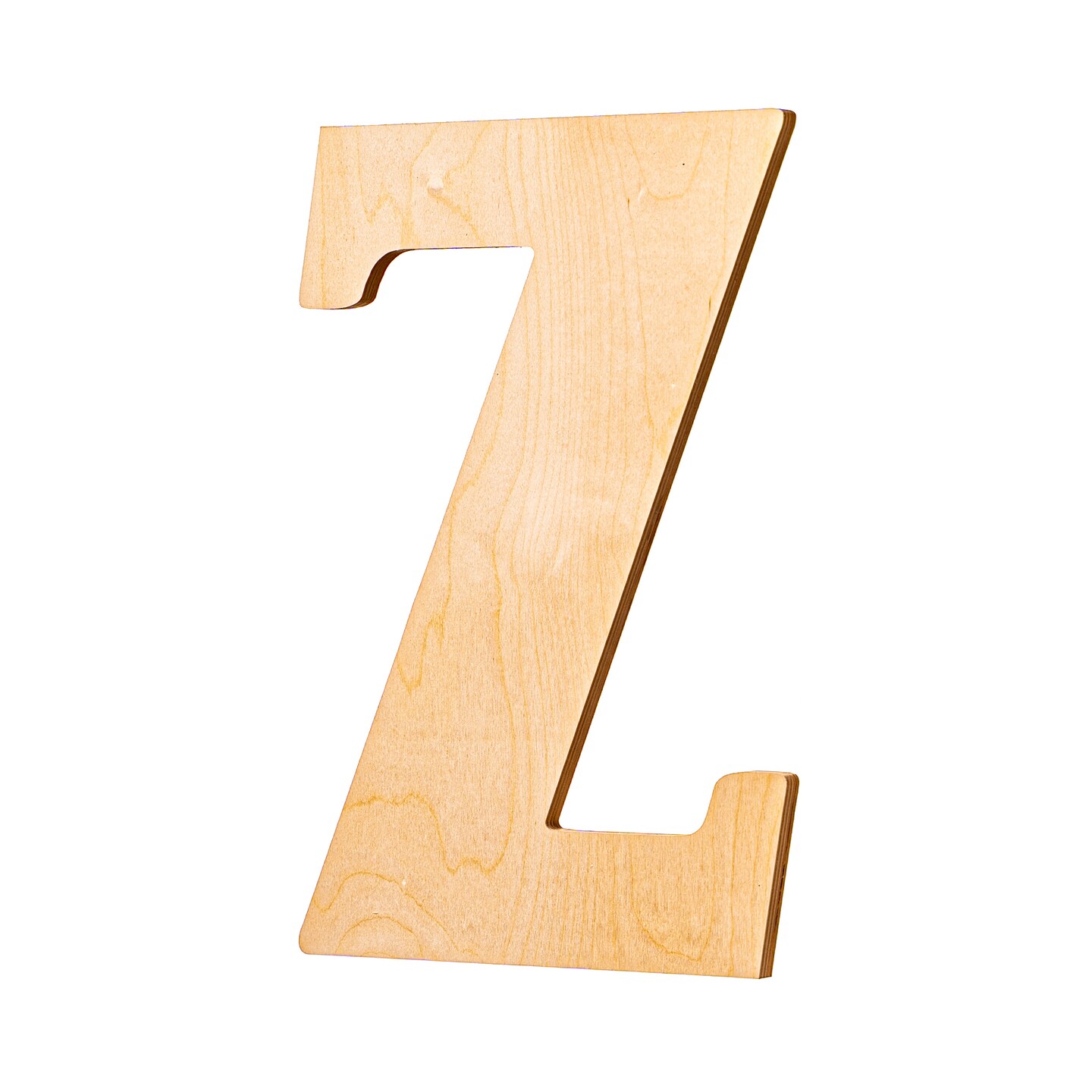 23 In. Letter Z, Unfinished Vintage Wood Letter (Z)