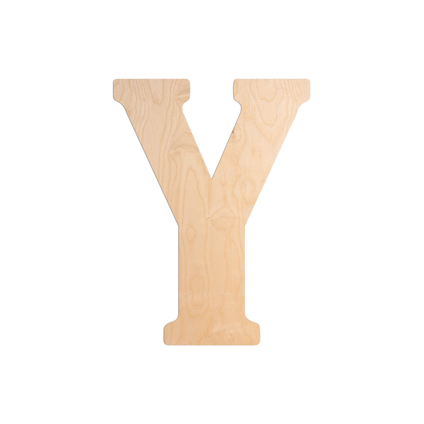 23 In. Letter Y, Unfinished Vintage Wood Letter (Y) | Michaels