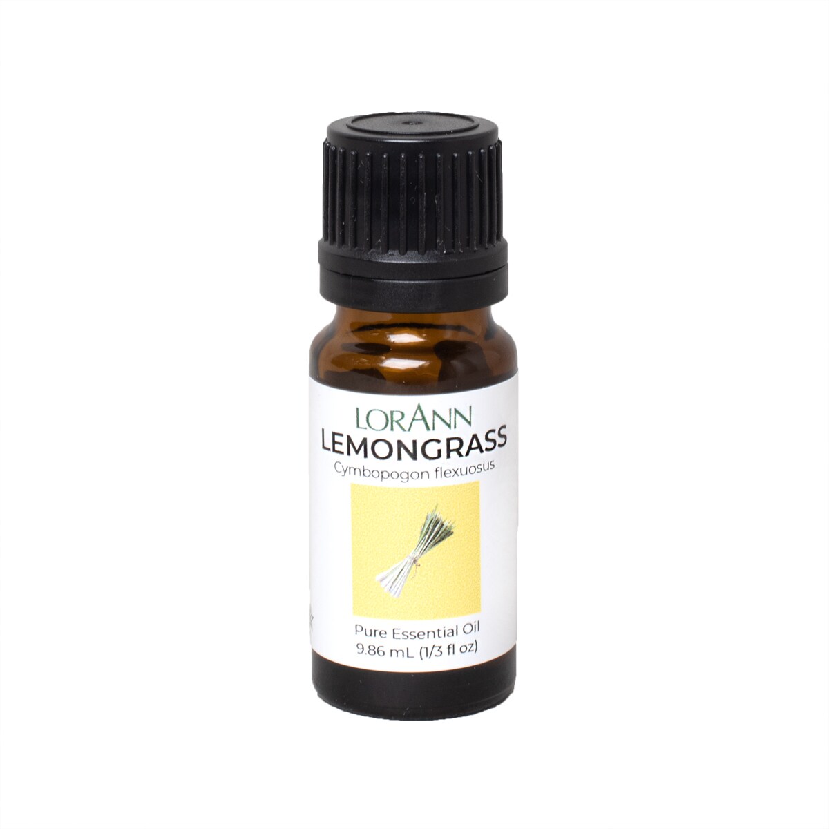 LorAnn Oils Lemongrass Essential Oil, 1/3 ounce