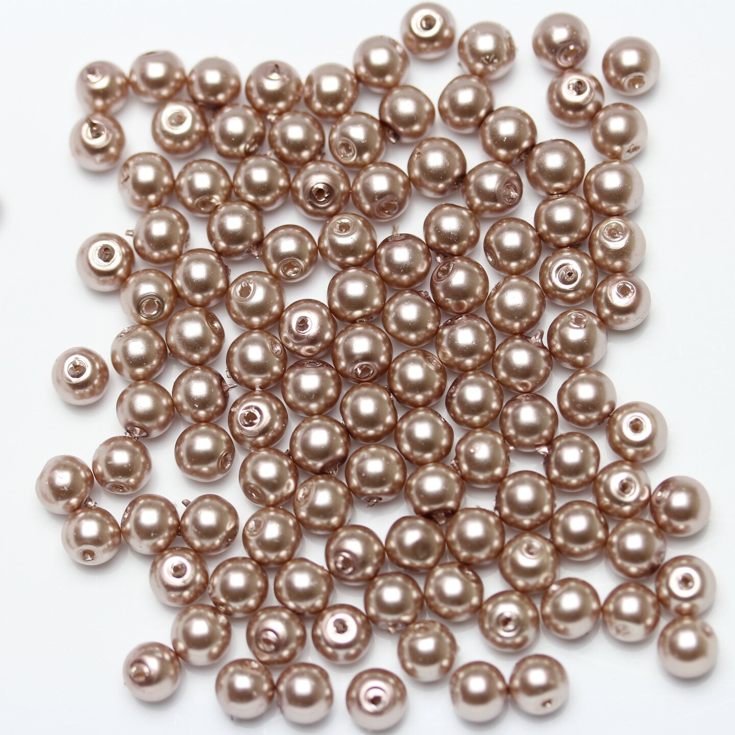 Glass Pearl 6mm Round Light Ivory Beads Glass Pearls Michaels 2996