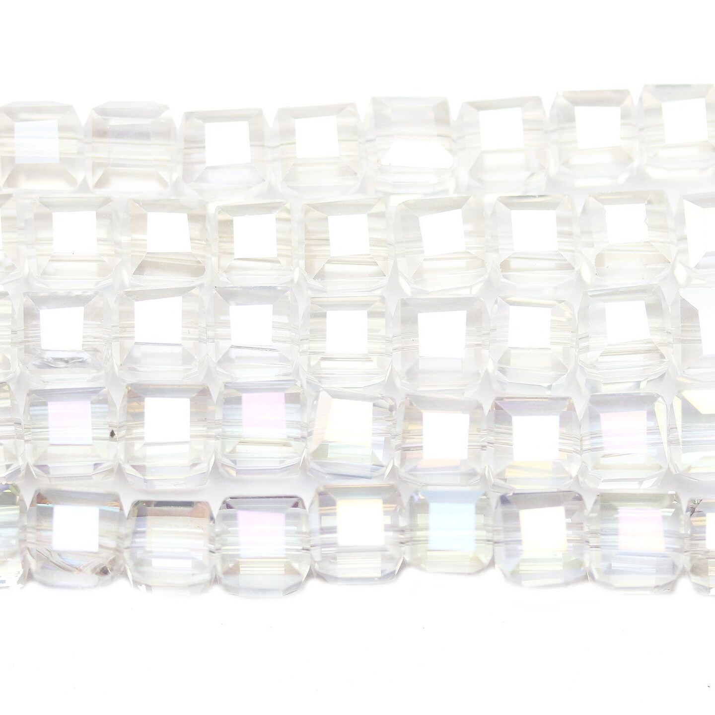 Crystal Glass Faceted Cube Glass Michaels