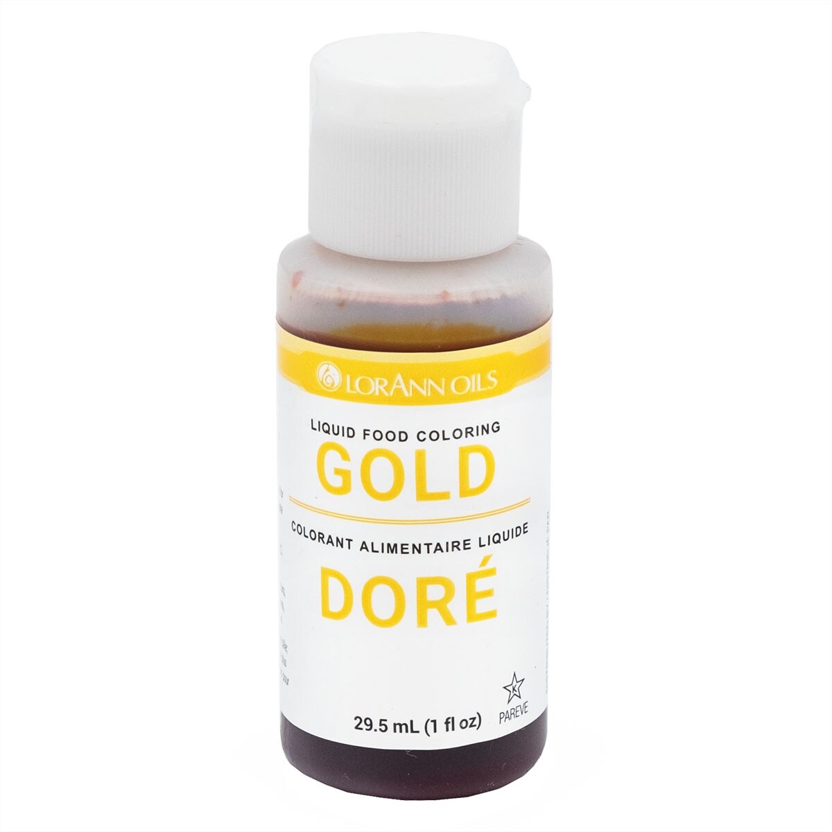 LorAnn Oils Gold Liquid Food Color, 1 ounce
