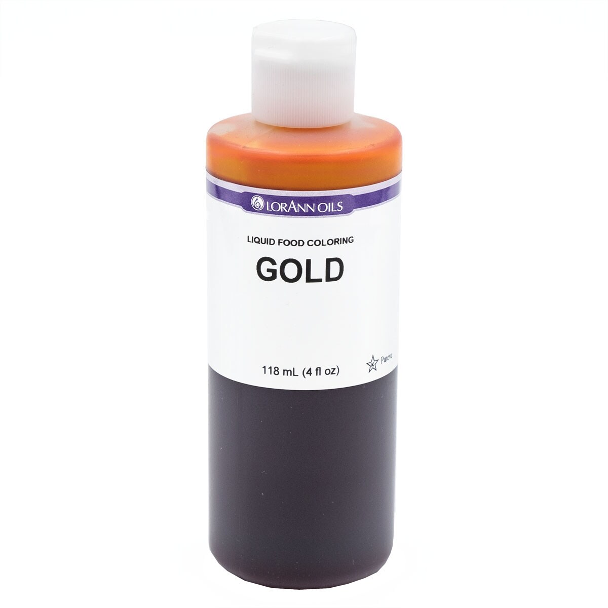 LorAnn Oils Gold Liquid Food Color, 4 ounce