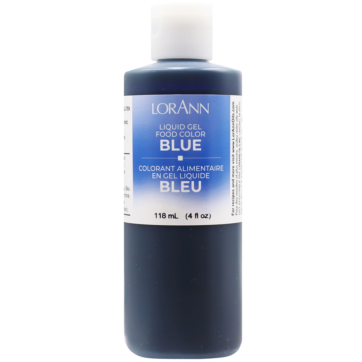 LorAnn Oils Blue Liquid Gel Food Color, 4 ounce