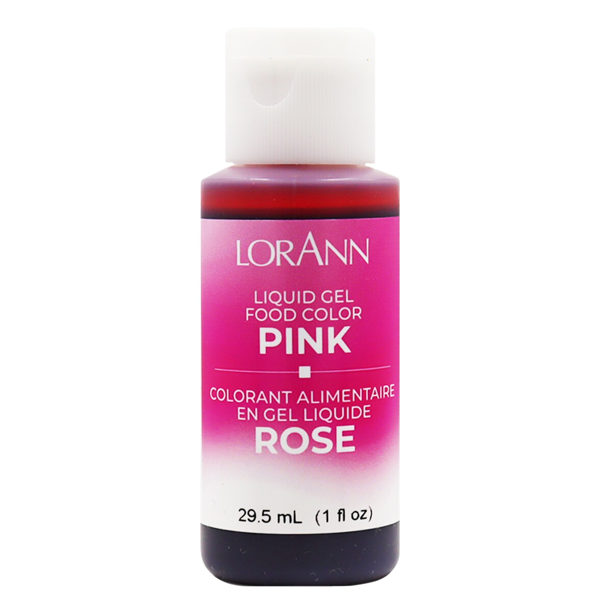 LorAnn Oils Pink Liquid Gel Food Color, 1 ounce