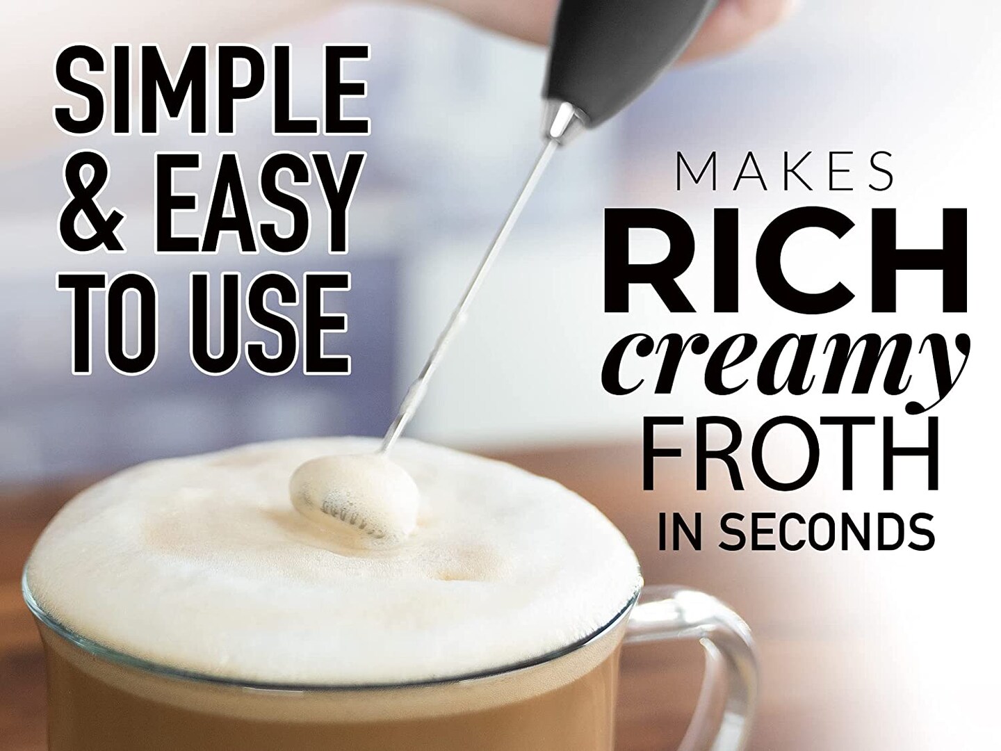 Zulay Milk Frother w/ Stand