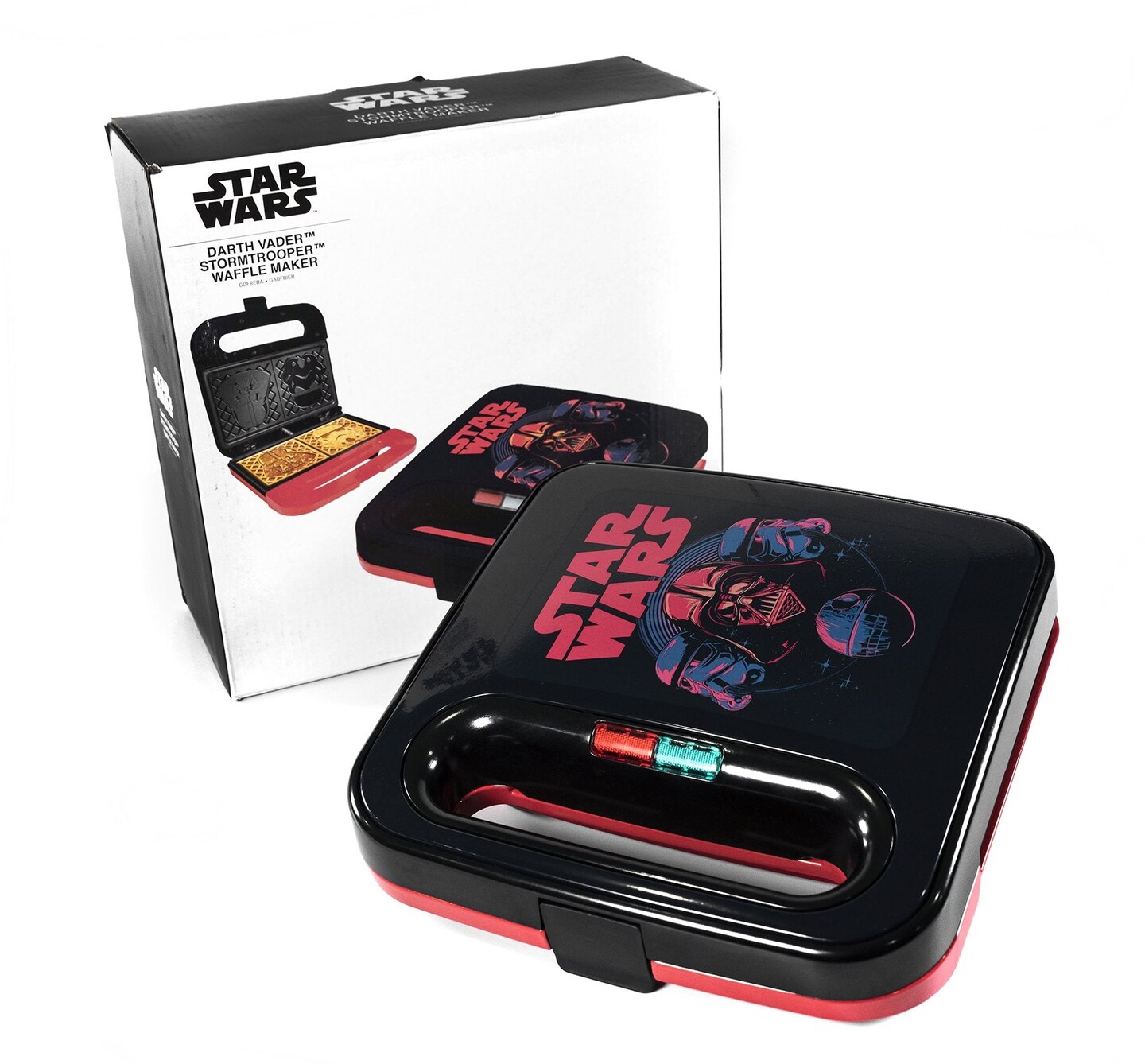 Uncanny Brands Star Wars Waffle Maker Darth Vader & Stormtrooper