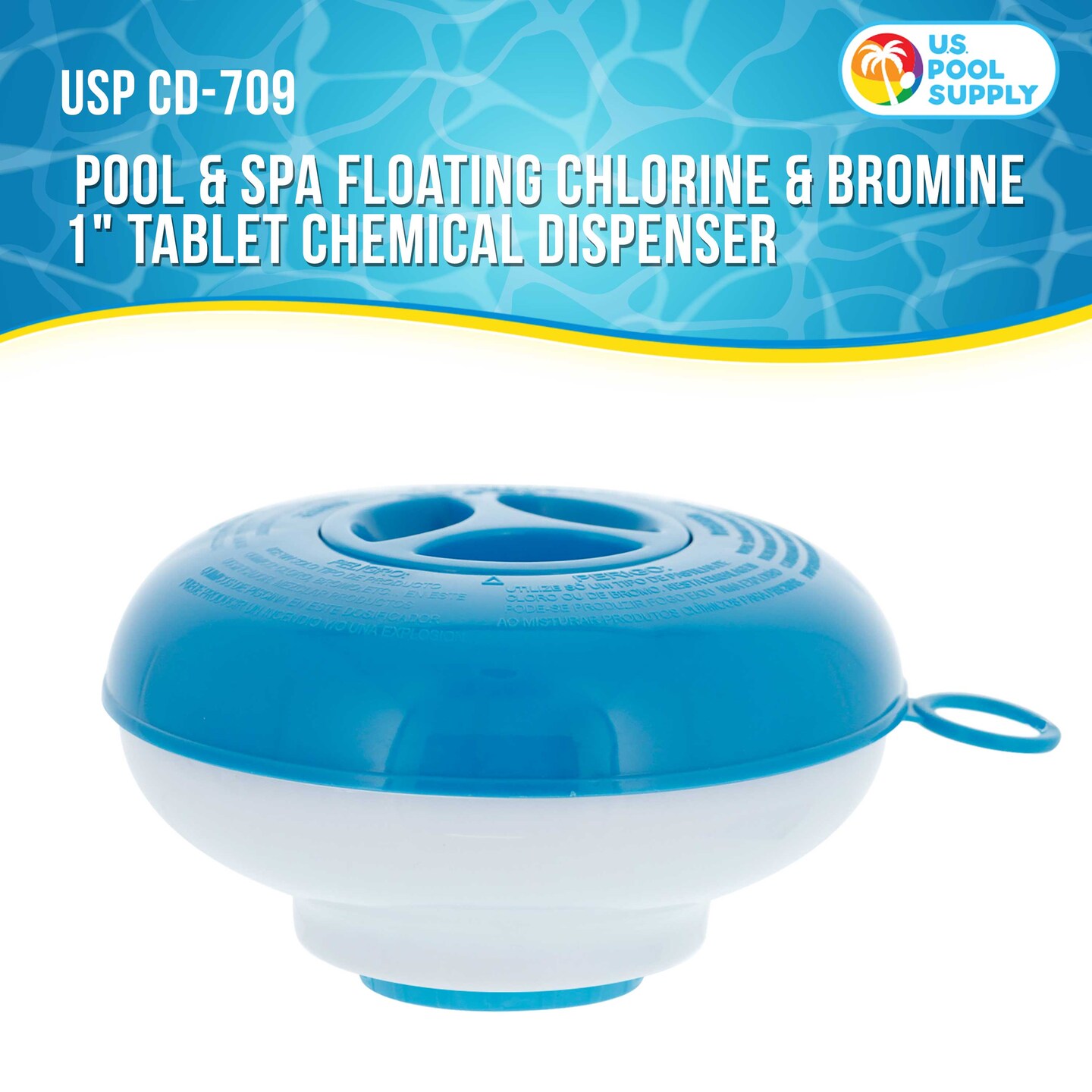 U.S. Pool Supply® Pool & Spa Floating Chlorine & Bromine 1" Tablet