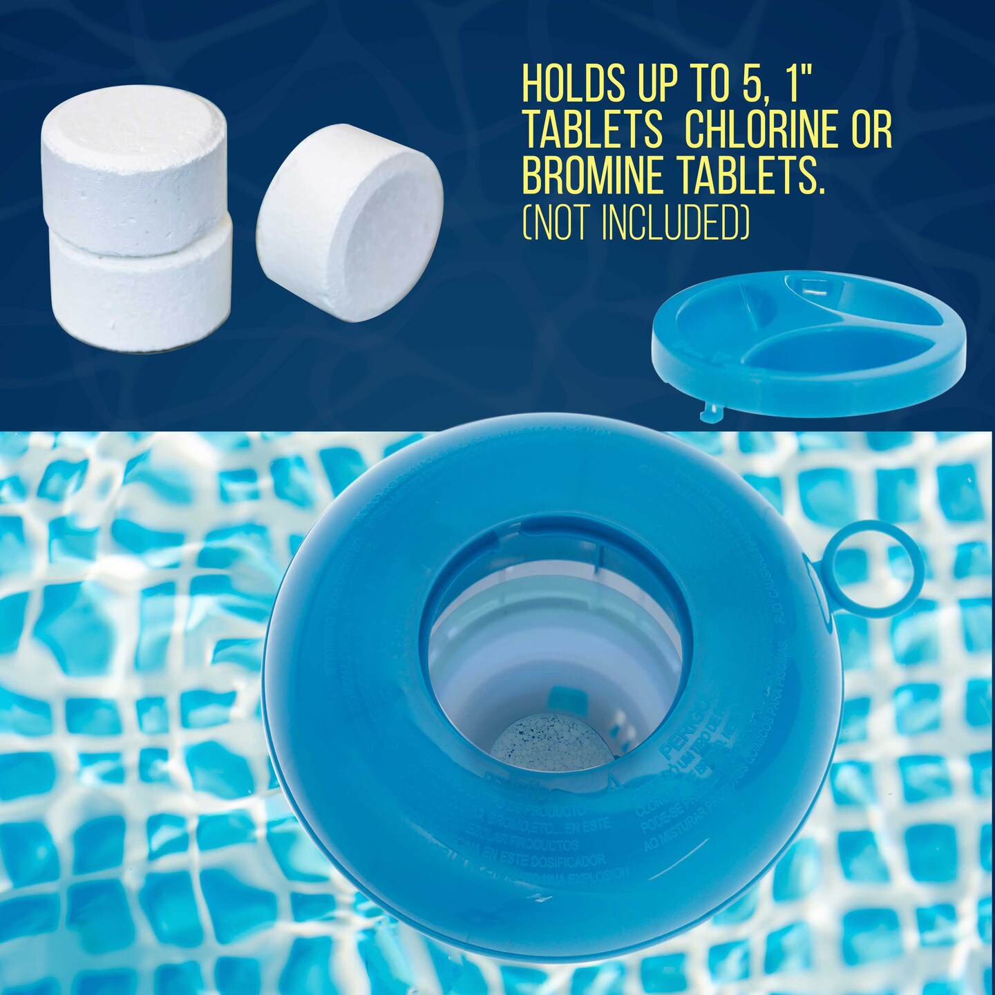 U.S. Pool Supply® Pool & Spa Floating Chlorine & Bromine 1" Tablet