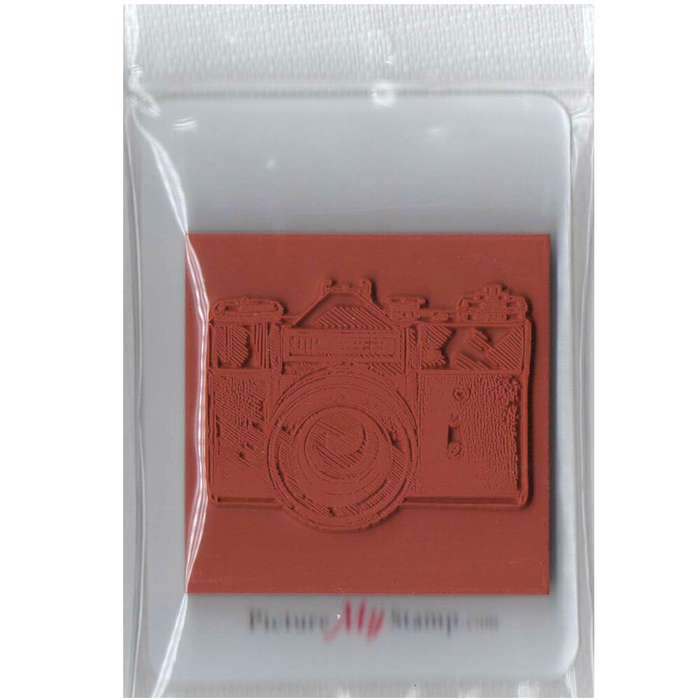 Deep Red Stamps Vintage Camera Rubber Cling Stamp 2.1 x 1.6 inches
