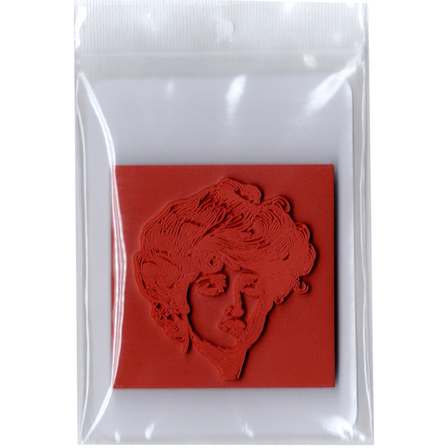 Deep Red Stamps Gibson Girl Rubber Cling Stamp 2 x 2.2 inches Michaels