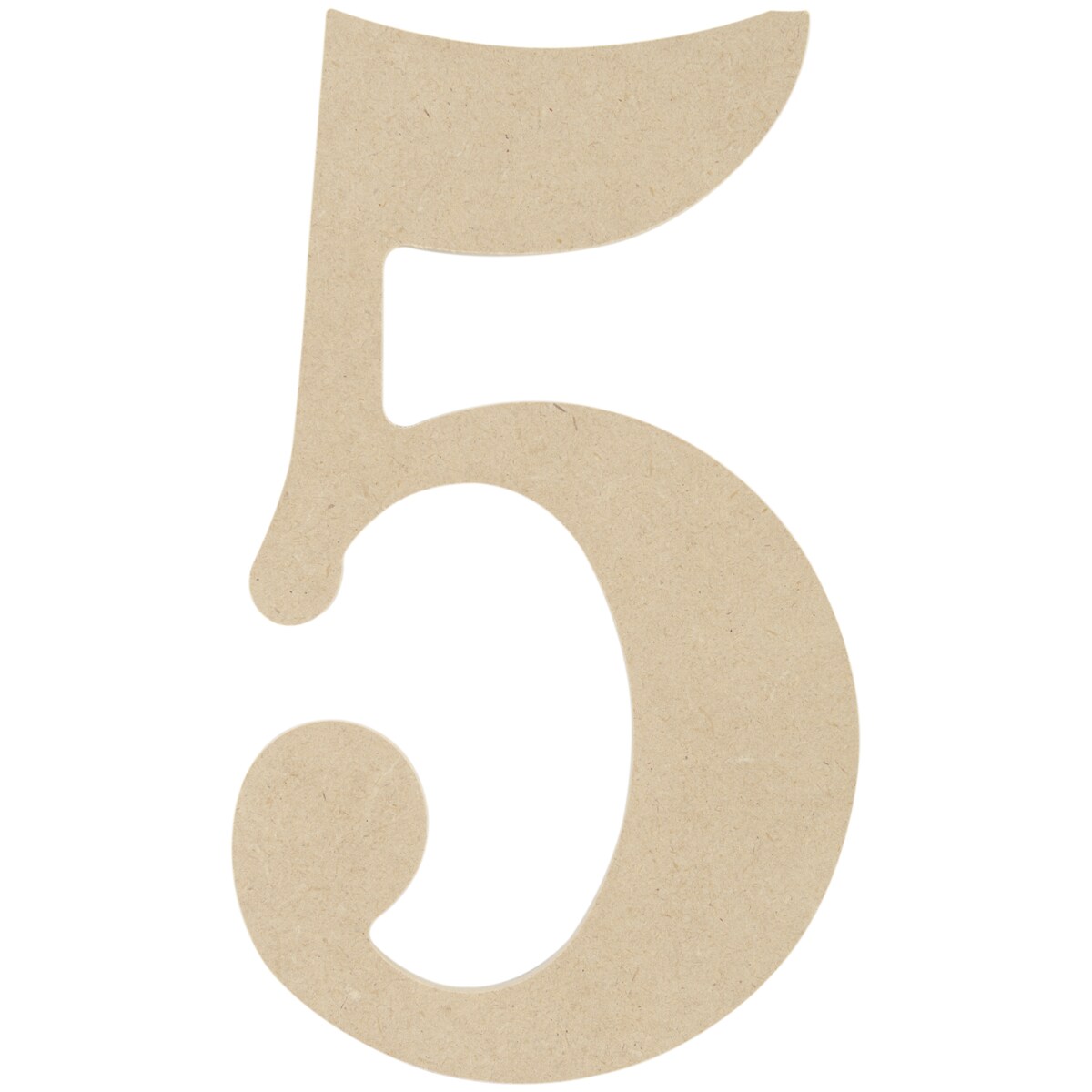 5 - MDF Classic Font Wood Letters &#x26; Numbers 9.5&#x22;