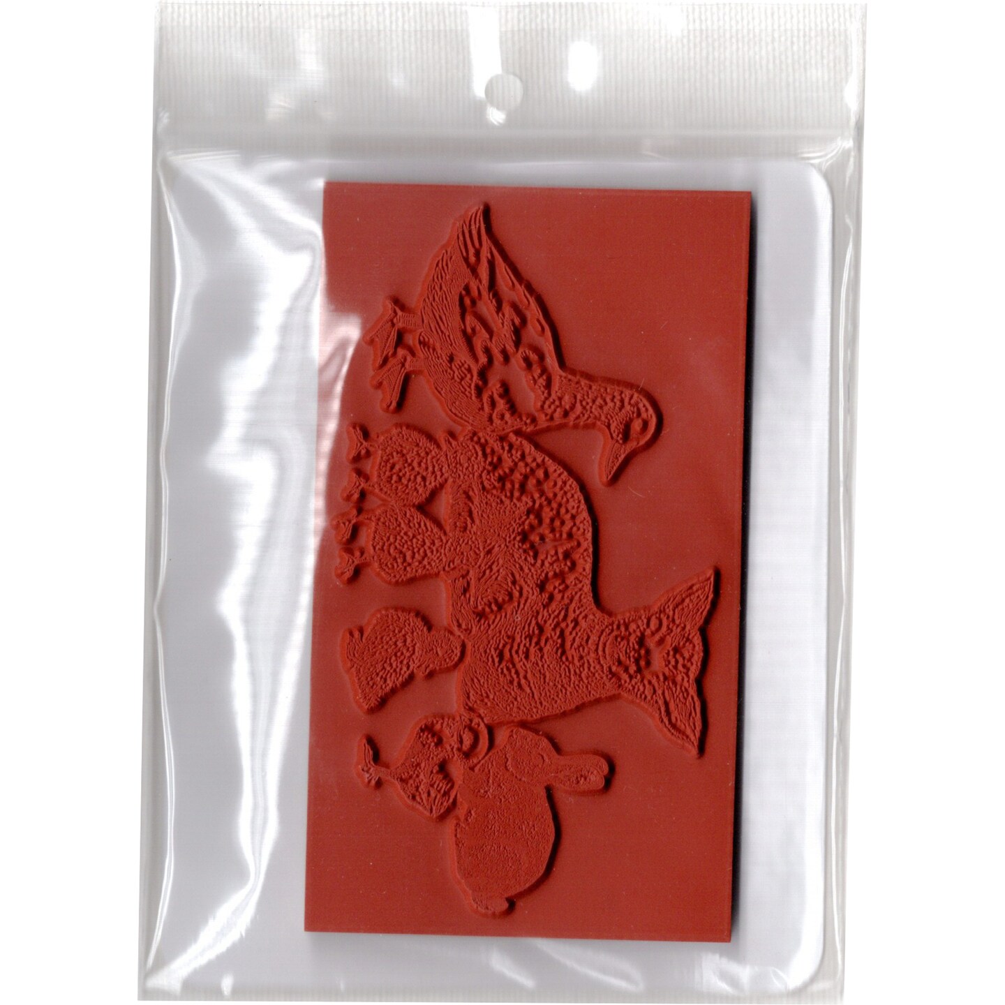 Deep Red Stamps Baby Farm Animals Rubber Cling Stamp 4.1 x 2.2 inches