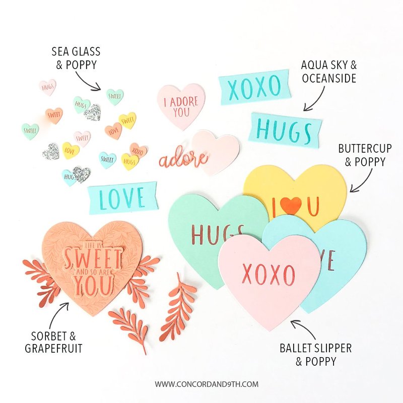 Sweet Talk Stamp Set - Concord &#x26; 9th