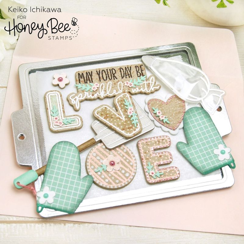Sugar Cookie Alphabet 6x8 Stamp Set - Honey Bee Stamps