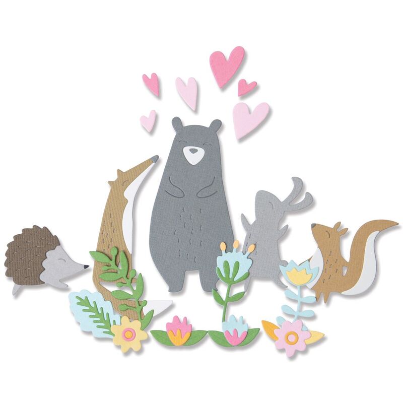 Quirky Animals Thinlits - Sizzix