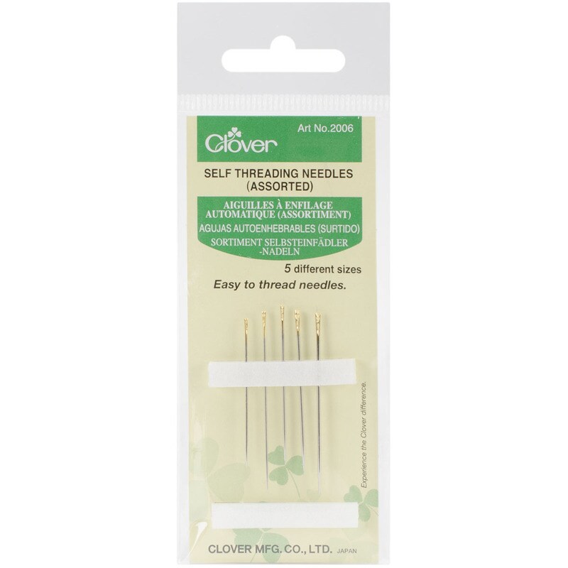 Assorted 5/Pkg - Self-Threading Needles
