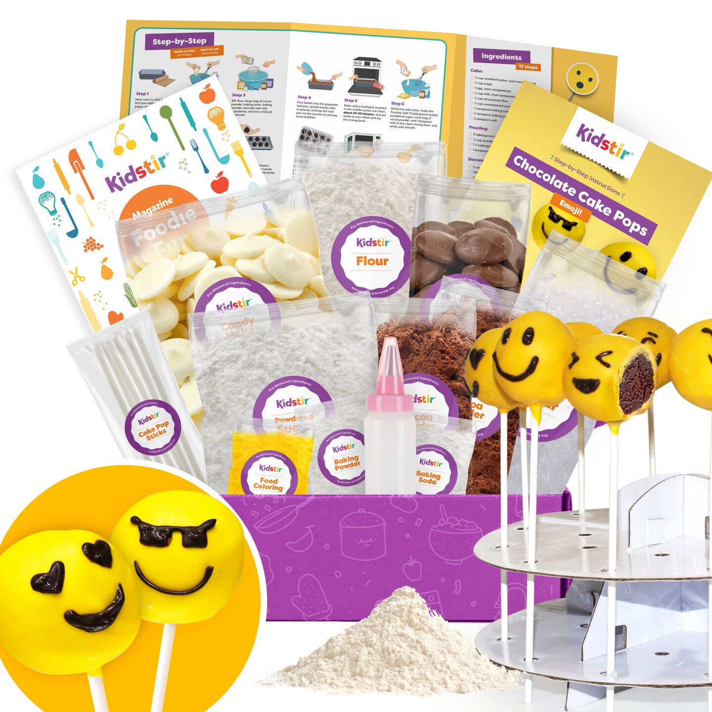 Emoji DIY Cake Pop All-in-One Baking Kit
