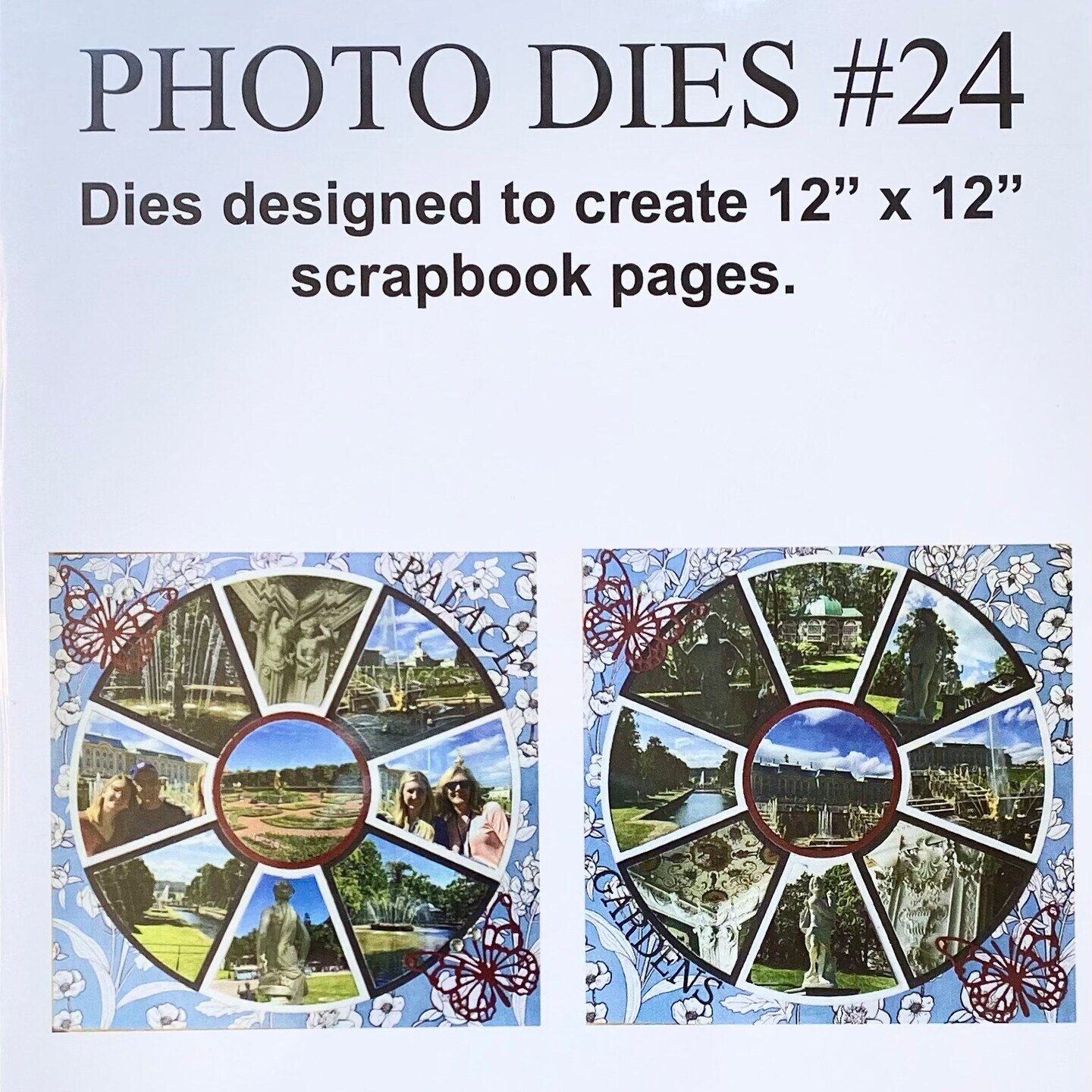 Photo Dies Kit 24 Full Page Circle Layout Dies Dies Michaels
