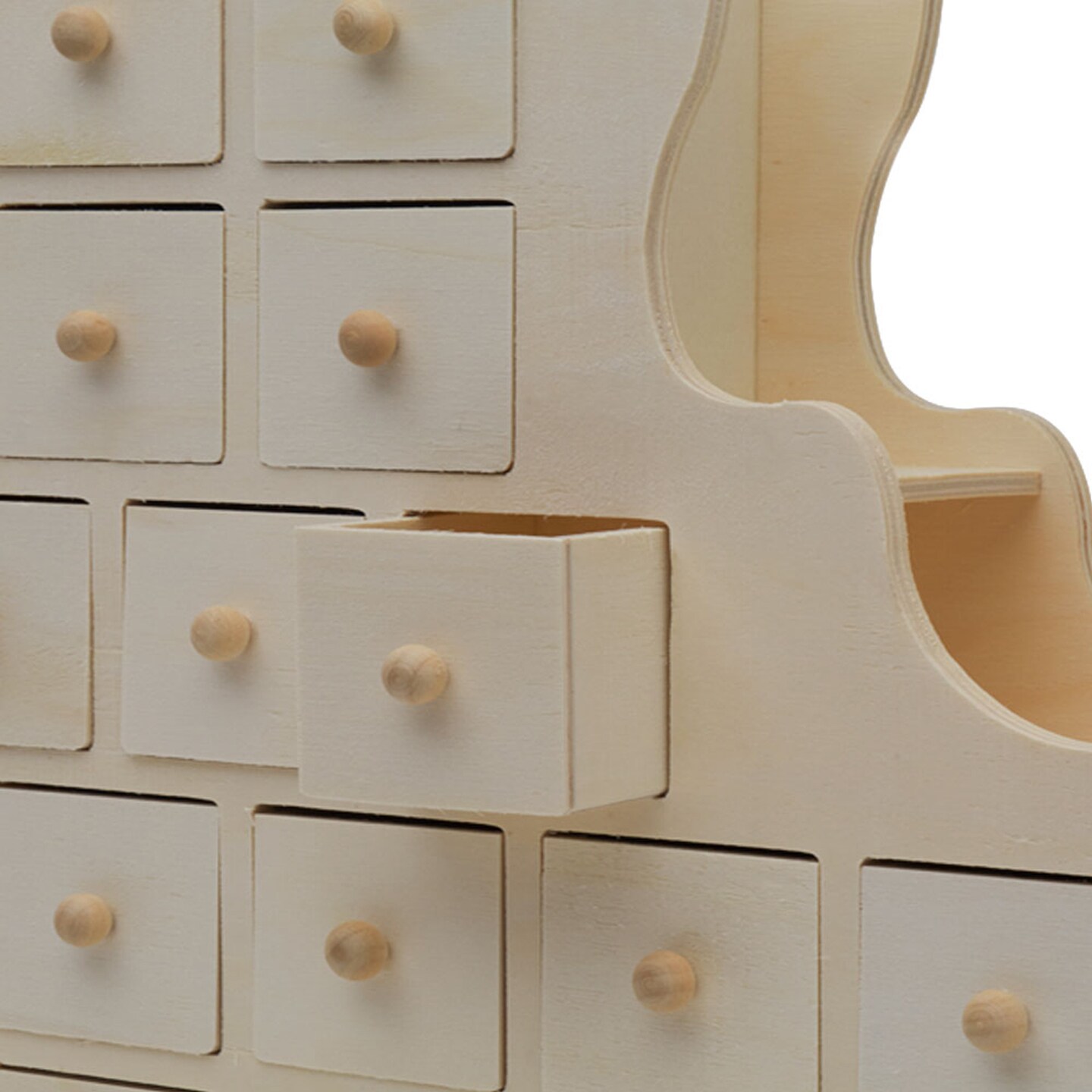 Wooden Advent Calendar, DIY Preassembled, Empty Drawers | Woodpeckers
